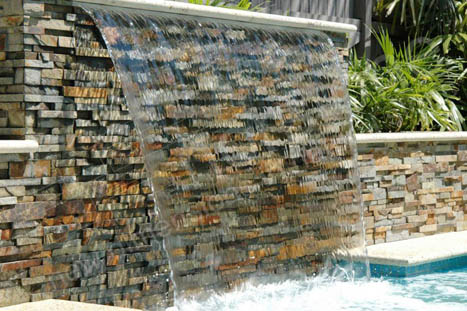 Norstone Ochre Ledgestone Pool in Miami Florida